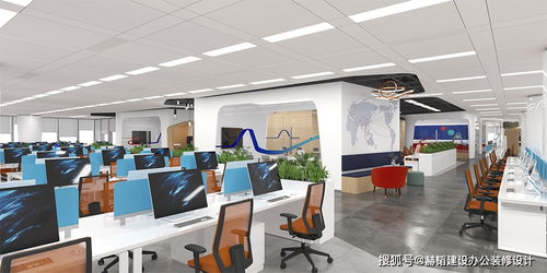 简约与色彩 美设国际总部办公室设计，赋能现代物流新体验